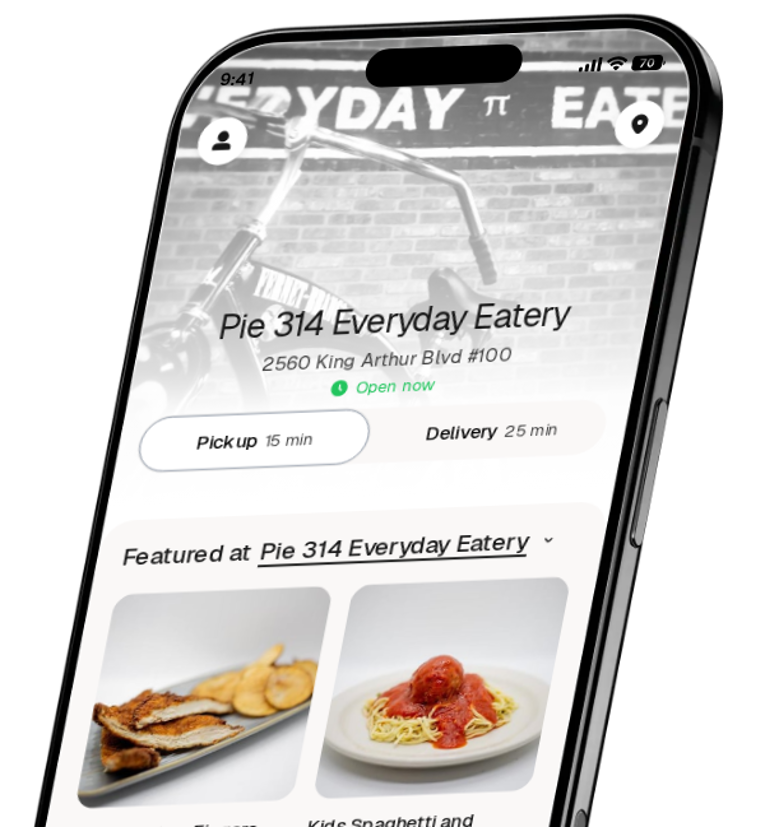 Pie 314 Everyday Eatery app preview