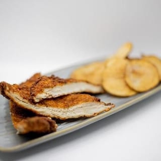 Fried Chicken Fingers with Chips