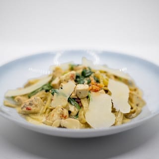 Chicken and Spinach Tagliatelle